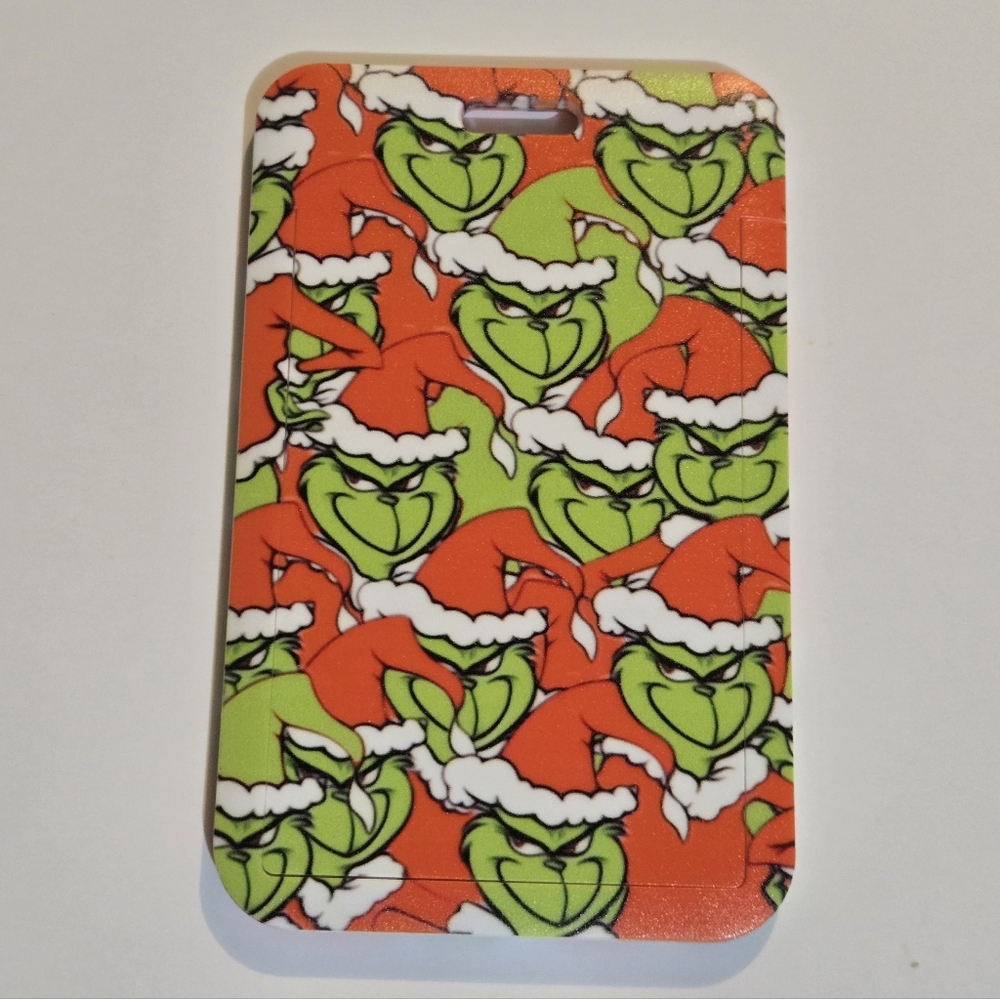 The Grinch Card Holder - Red and Green